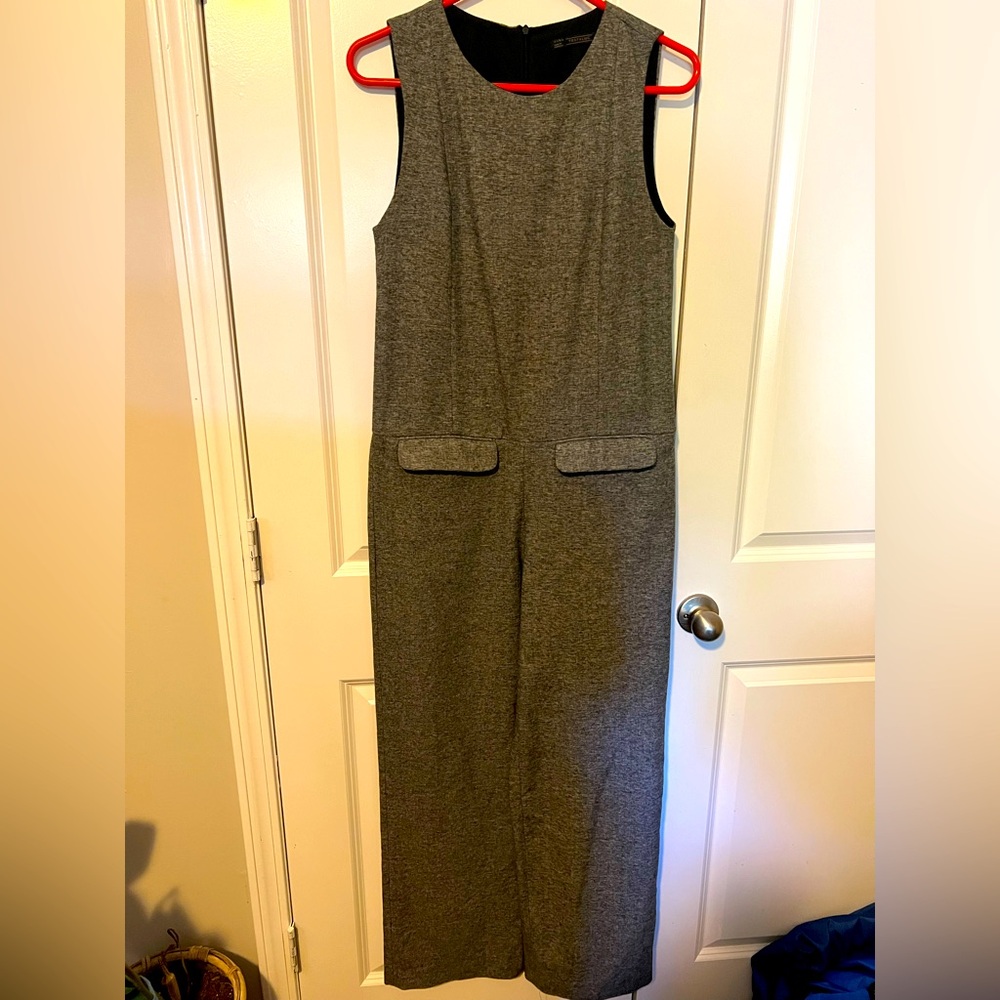 Zara Trafaluc Sleeveless Long Wide Leg Jumpsuit